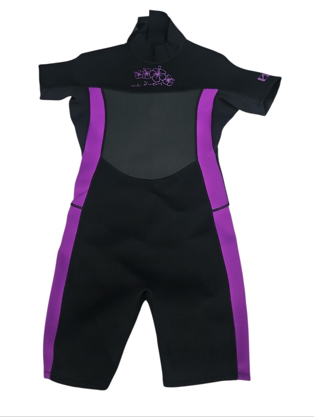 U.S. Diver Women's Shorty NWT XL Black And Purple Wetsuit
